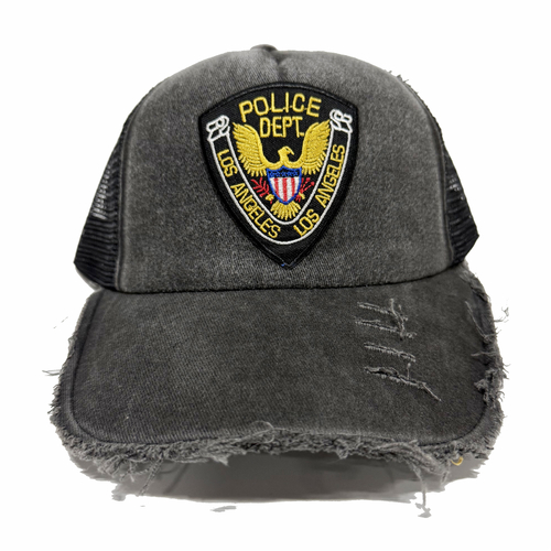 LAPD Police Dept Snapback Vintage Style Trucker Hat Cap