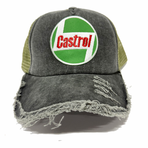 Castrol Oil Snapback Vintage Style Trucker Hat Cap