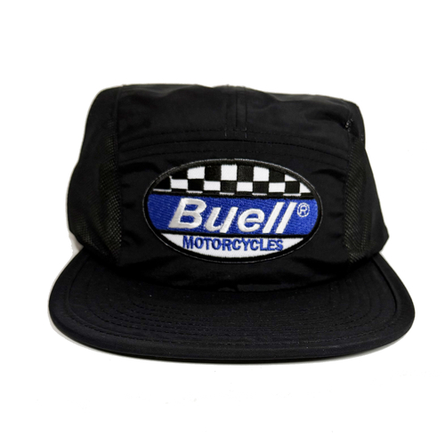 Buell Motorcycles Nylon Lightweight Black Hat Cap