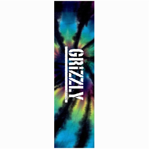 Grizzly Tie Dye Blue Green 9" Skateboard Griptape