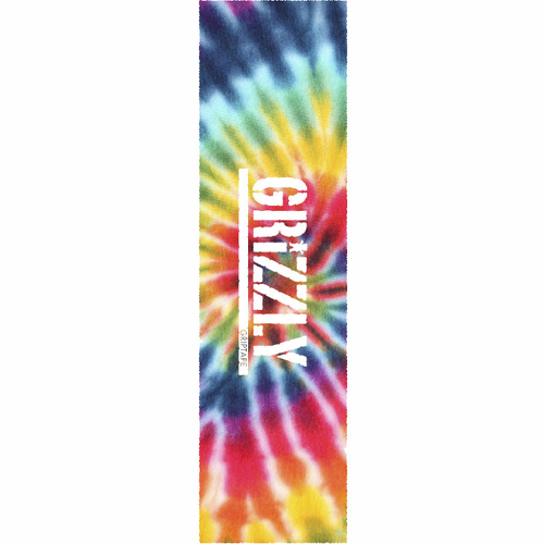 Grizzly Tie Dye Multi 9" Skateboard Griptape