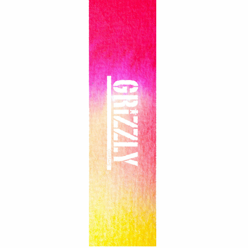 Grizzly Tie Dye Sunset 9" Skateboard Griptape