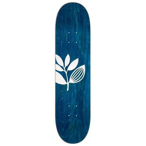 Magenta Big Plant Blue 8.125" Skateboard Deck