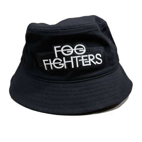 Foo Fighters Embroidered Patch Black Bucket Cap Hat