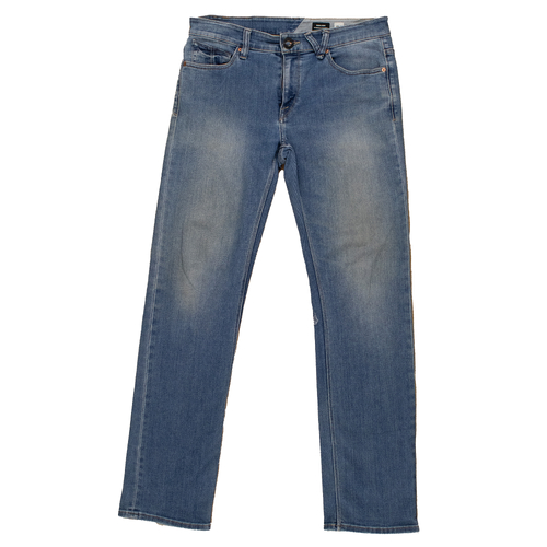 Volcom Solver Modern Straight Jeans Blue Denim 31" Used Vintage
