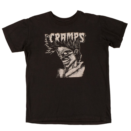 The Cramps Lectro Medium Black T-Shirt Used Vintage