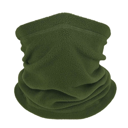 Boarders Army Green Fleece Tube Style Neck Warmer
