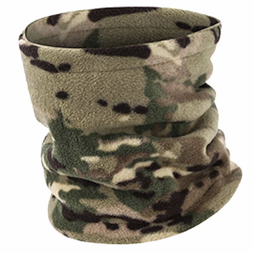 Boarders Camo Green Fleece Tube Style Neck Warmer