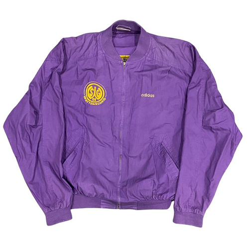 Adidas Wattenscheid Purple Mens Medium Jacket Used Vintage