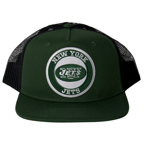 New York Jets Embroidered Patch Green Trucker Cap Hat