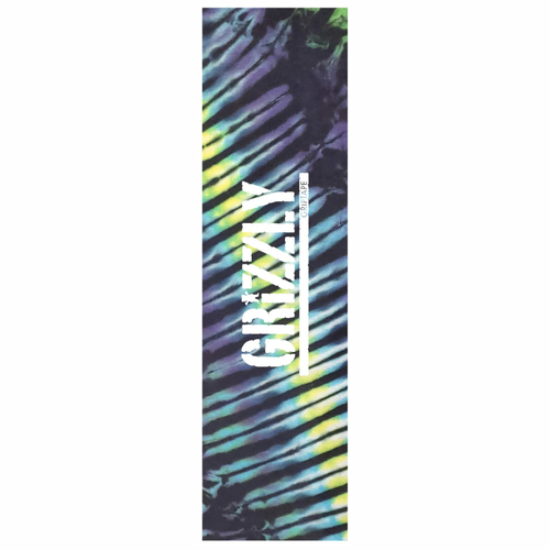 Grizzly Tie Dye Stripes 9" Skateboard Griptape