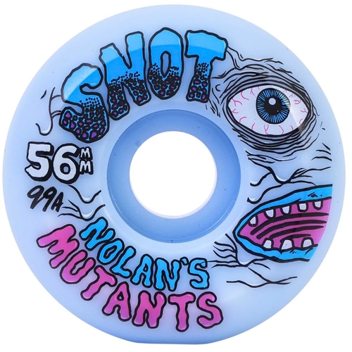 Snot Wheel Co Nolans Mutant 56mm 99a Skateboard Wheels