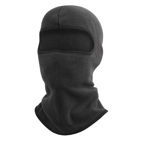 Boarders Grey Light Weight Polar Fleece Hooded Face Mask
