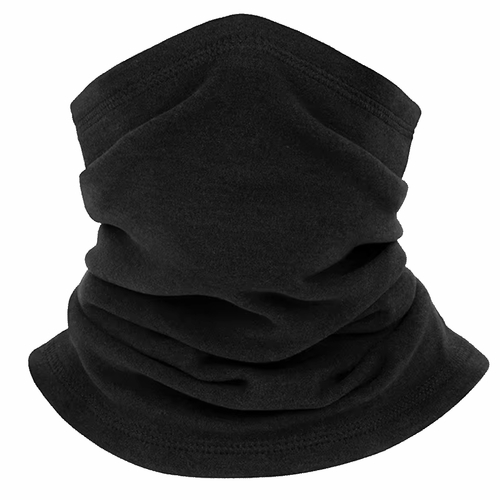 Boarders Black Light Weight Polar Fleece Neck Warmer Mask
