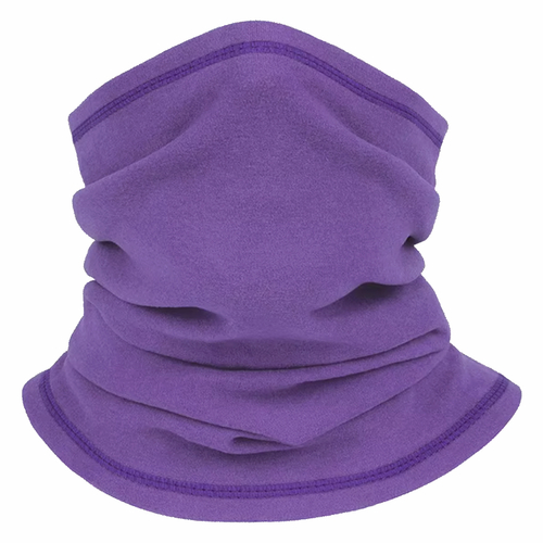 Boarders Purple Light Weight Polar Fleece Youth Neck Warmer Mask