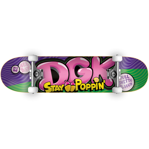 DGK Stay Poppin 7.75" Complete Skateboard