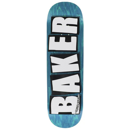 Baker Brand Logo Veneers Blue 8.25" Skateboard Deck