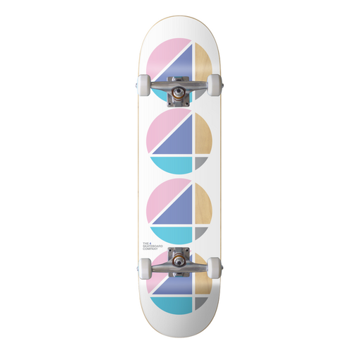 4 Skateboard Company Repeat Lavender 8.0" Complete Skateboard