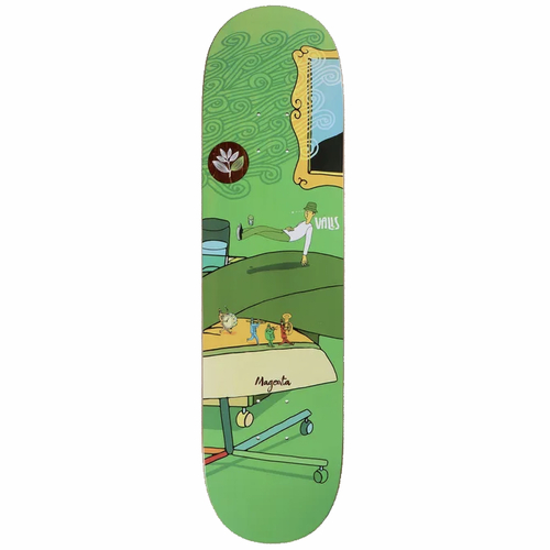 Magenta LCD Valls 8.25" Skateboard Deck