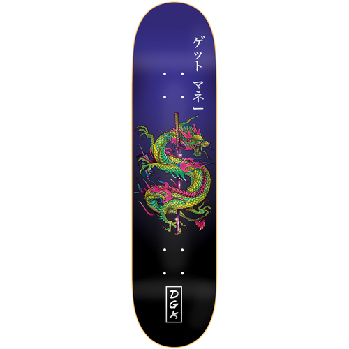 DGK Get Money Dragon Sword 8.06" Skateboard Deck
