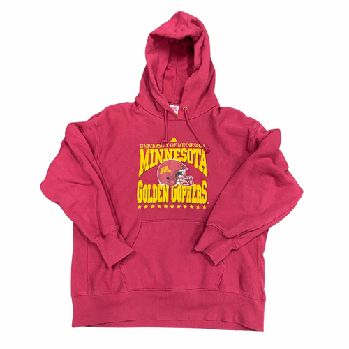 Minnesota Golden Gophers Maroon XL Hoody Used Vintage