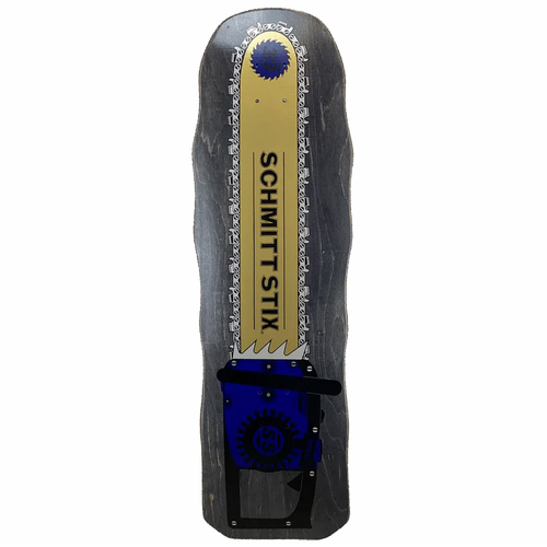 Schmitt Stix Chain Saw 33" x 10" Reissue Skateboard Deck