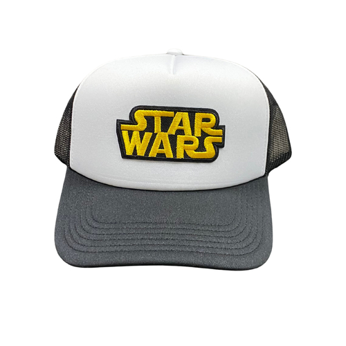 Star Wars Black White Snapback Trucker Hat Cap