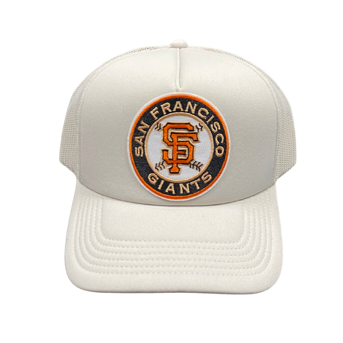 San Francisco Giants Bone Snapback Trucker Hat Cap