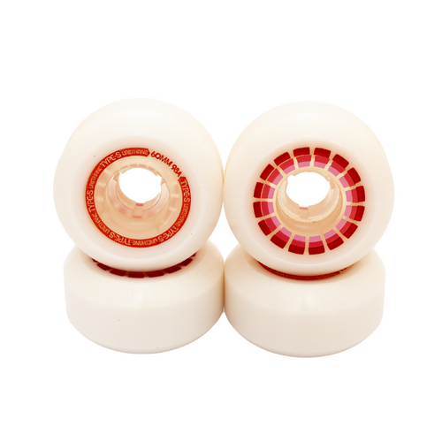 Type-S Original White Red 60mm 98a Skateboard Wheels