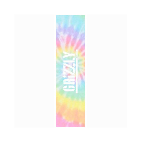 Grizzly Stamp Tie Dye Pastels 9" Skateboard Griptape
