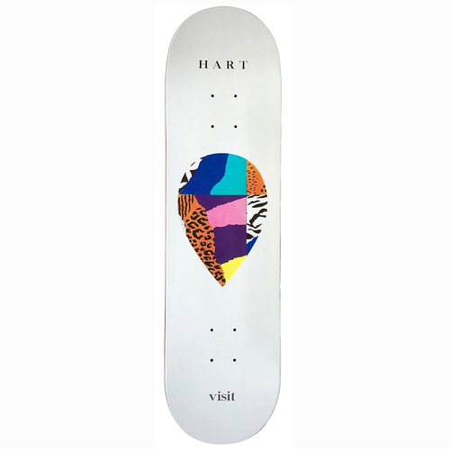 Visit Hart 8.0" Skateboard Deck
