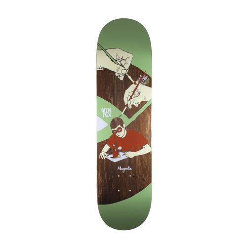 Magenta Glen Fox Extravision 8.25" Skateboard Deck