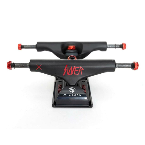 Silver M-Class Hollows Slayer 5.25" Skateboard Trucks