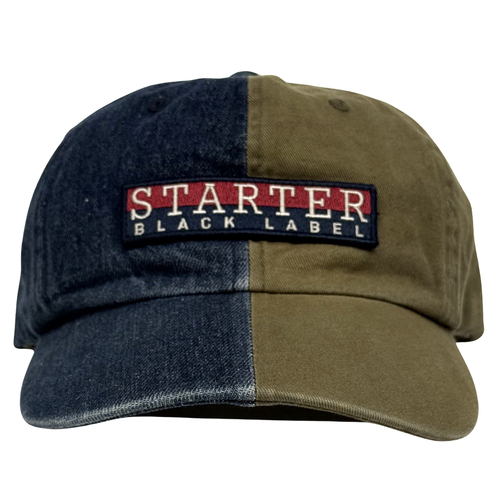 Starter Black Label Strap Back Cap Hat Used Vintage