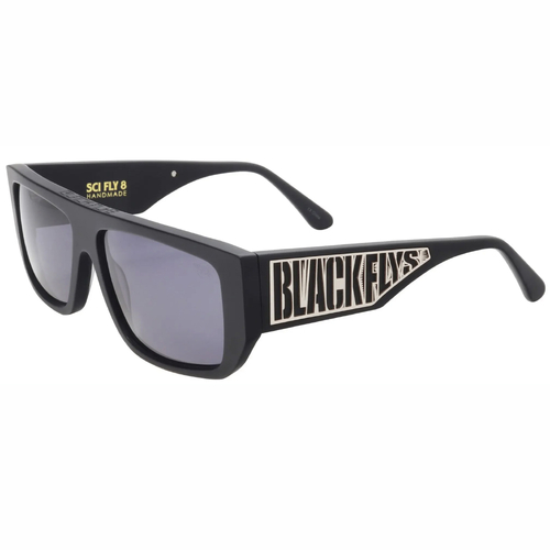 Black Flys Sci Fly 8 Matte Black Smoke Lens Sunglasses