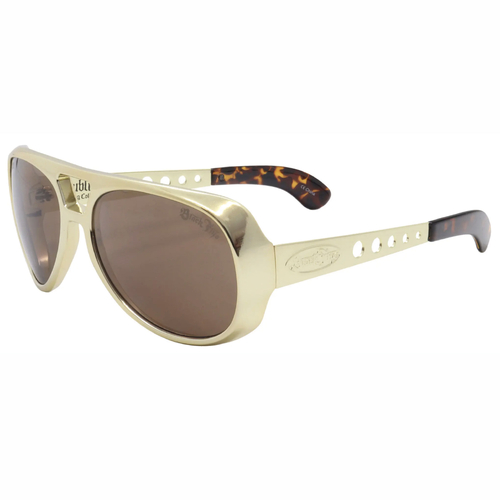 Black Flys Gold King Fly x Sublime Brown Lens Sunglasses