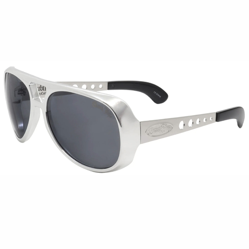 Black Flys Chrome King Fly x Sublime Smoke Lens Sunglasses