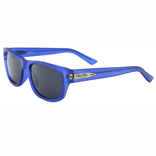 Black Flys Mc Fly Matte Blue Smoke Lens Sunglasses