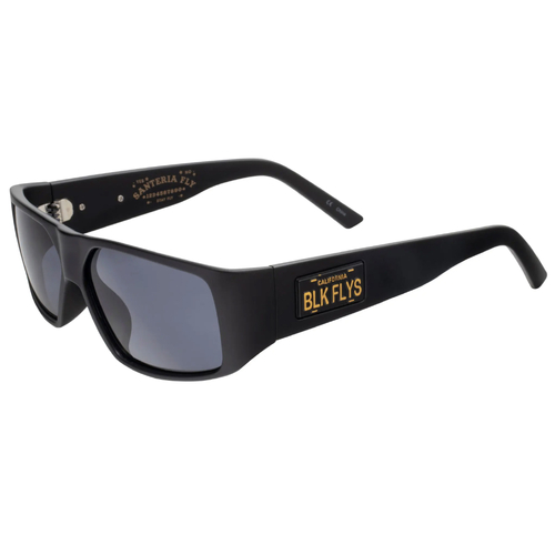 Black Flys Santeria Fly Cali Matte Black Smoke Lens Sunglasses