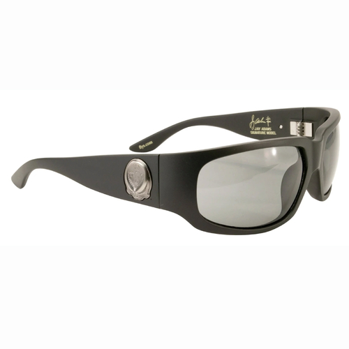 Black Flys Skater Fly Jay Adams Matte Black Smoke Lens Sunglasses