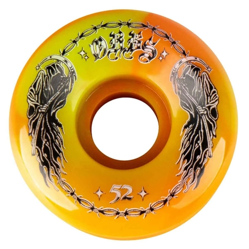Orbs Spectors Orange Yellow 52mm 99a Skateboard Wheels