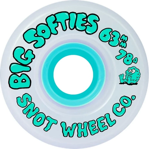 Snot Wheel Co Big Softies 63mm 78a  Skateboard Wheels