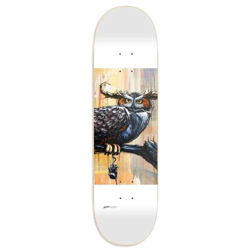 Holiday Owl 8.5" Skateboard Deck