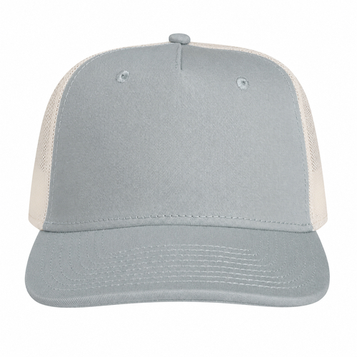 AS Colour Stock Contrast Trucker Cap Hat Smoke Ecru