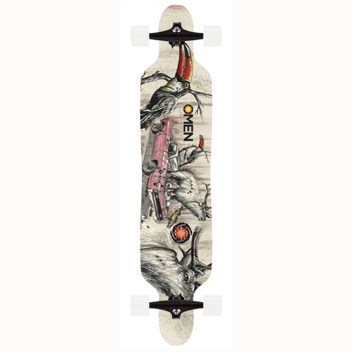 Omen Elk Amino 41.5" Complete Drop Thru Long Skateboard