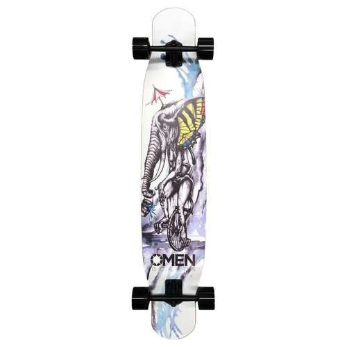 Omen Chaos Theory 48" Complete Top Mount Long Skateboard