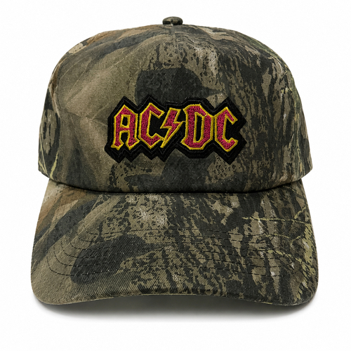 AC/DC Camo Strapback Hat Cap