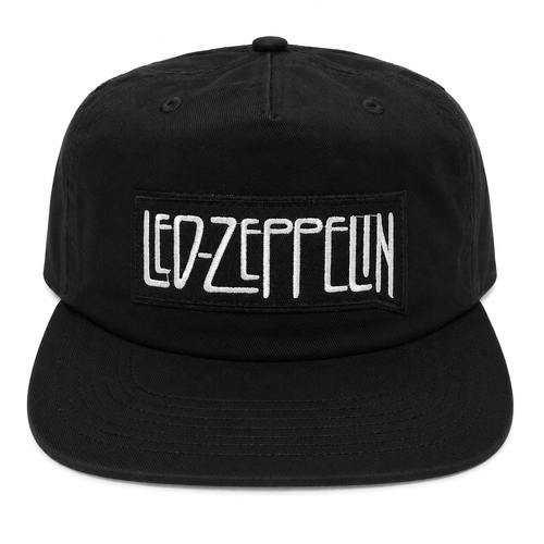 Led Zeppelin Black Strapback Hat Cap