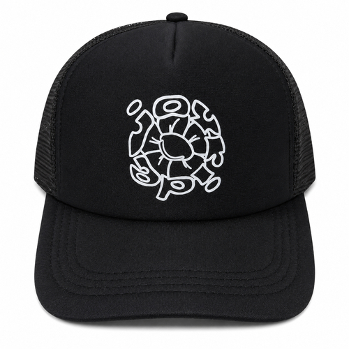 Joyride Snowboards Black Trucker Snapback Hat Cap