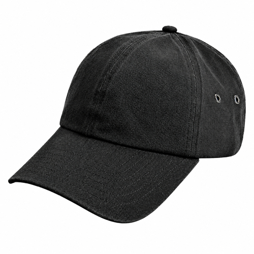 American Apparel Washed Baseball Cap Black
